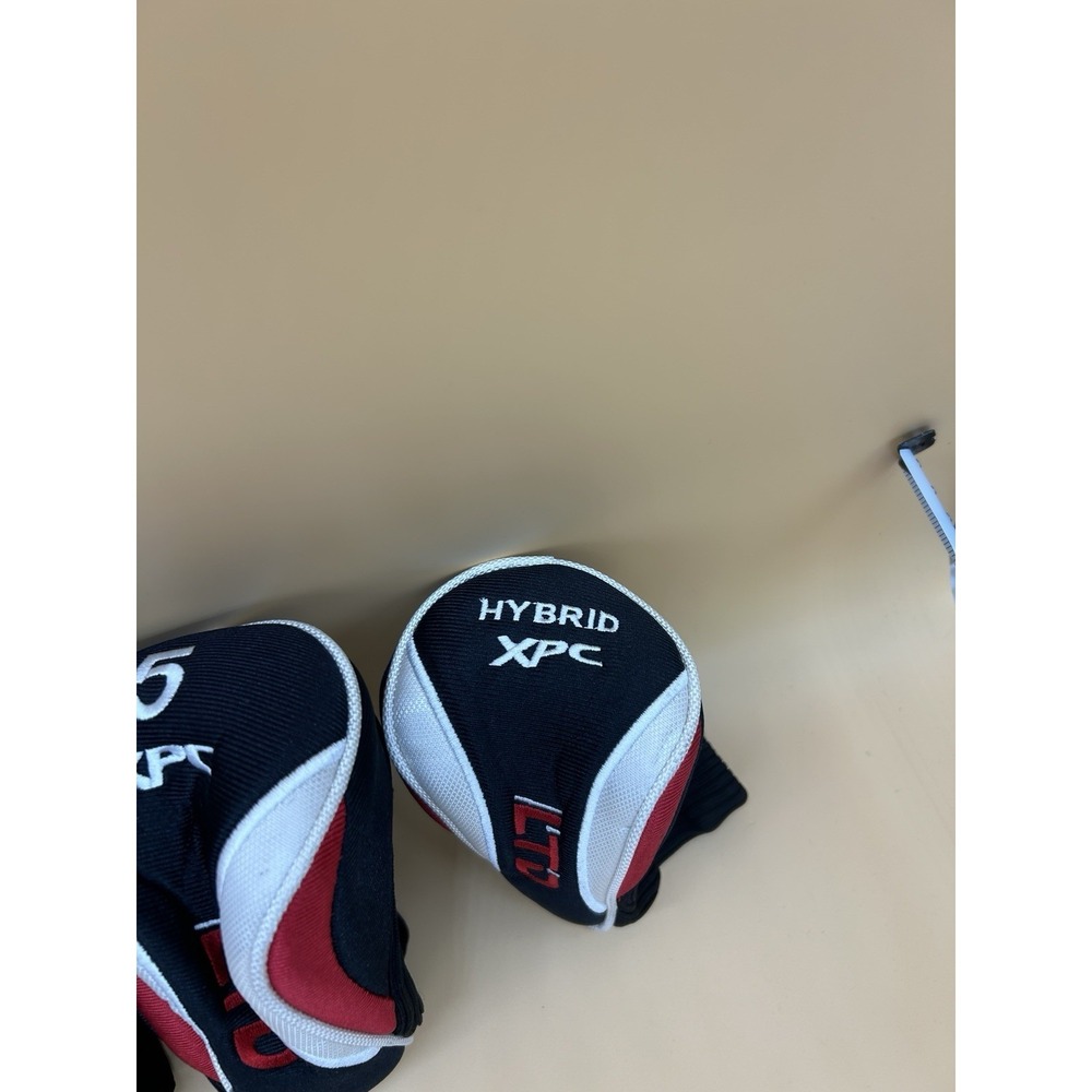 LTD XPC Golf Club HeadCovers Lot Of 4 Driver Fairway Wood Hybrid 1 3 5 Black Red - Picture 5 of 5